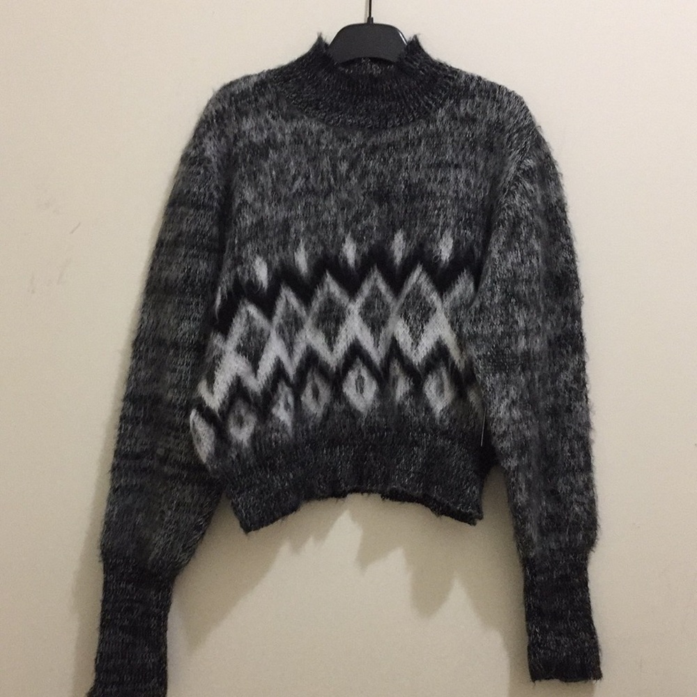 Abound black grey sweater ( sz XL)